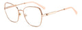 Kate Spade ZEENA/G Red Gold angled view showing temples
