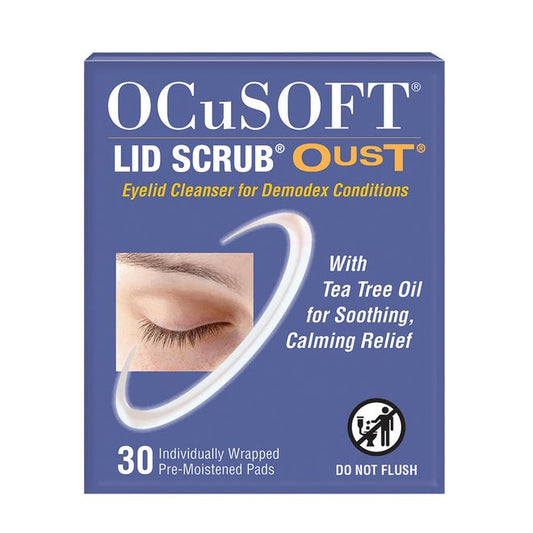 OCuSoft LidScrub Oust Sachets 30 Pack