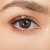 Magister Blush Girl Coloured Contact Lenses – Buff Brown on eye