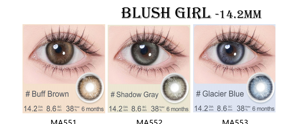 Magister Blush Girl contact lens colours