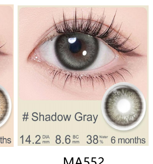 Magister Blush Girl Shadow Gray coloured contact lenses