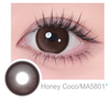 Magister Lumina Honey Coco coloured contact lenses