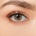 Magister Queen Coloured Contact Lenses – Amber on eye