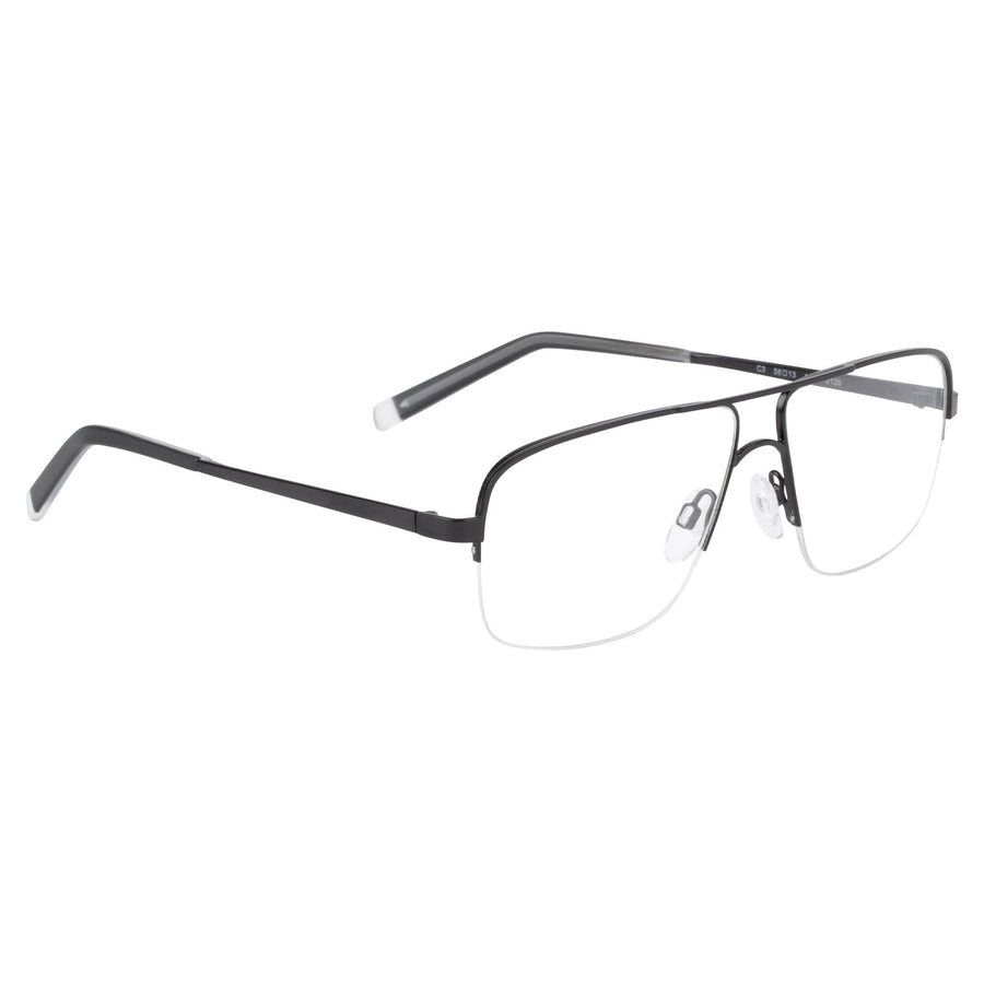 Matrix Eyedesign 2120 Black optical frame, three-quarter view