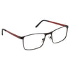 Matrix Eyedesign 2164 Black & Red optical frame, three-quarter view