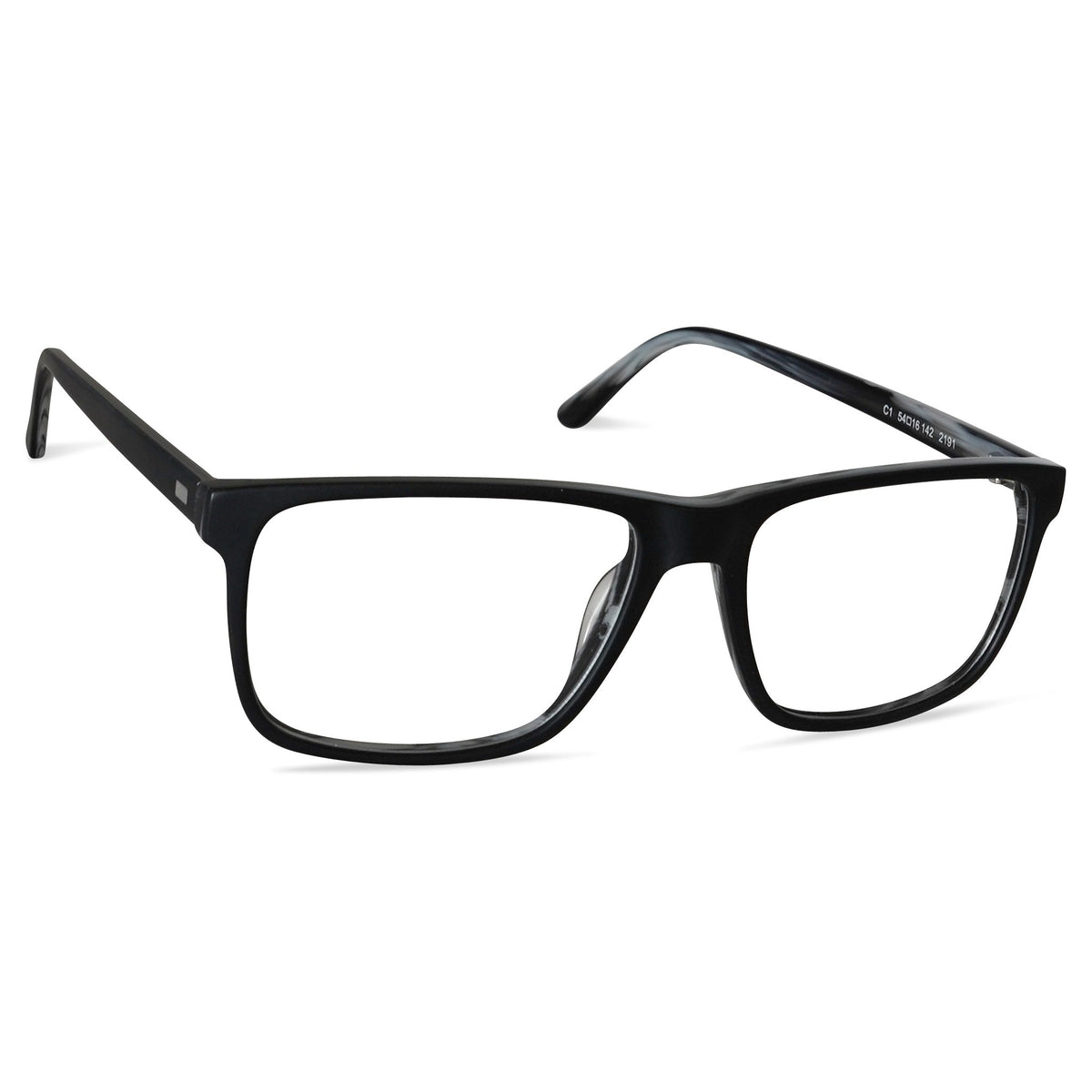 Matrix Eyedesign 2191 Black optical frame, three-quarter view