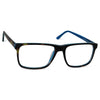 Matrix Eyedesign 2191 Tortoise & Blue optical frame, three-quarter view