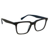 Matrix Eyedesign 2168 Brown Grey Stripe optical frame, three-quarter view