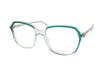 Nicola Finetti 950 Turquoise & Crystal angled view showing temples