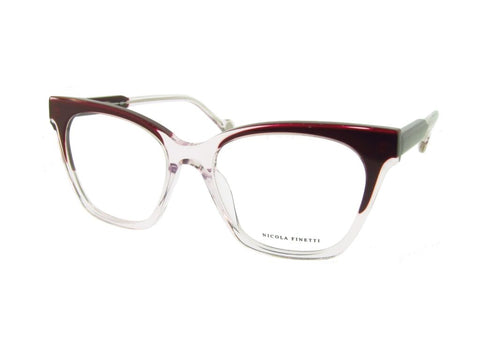 Nicola Finetti 972 - Burgundy & Crystal