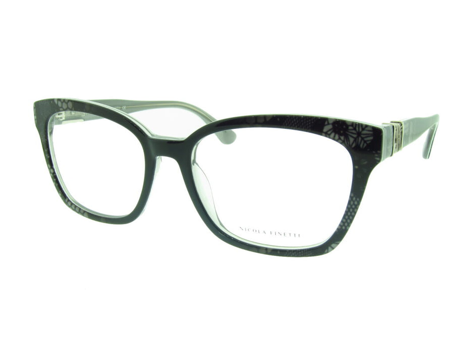Nicola Finetti 994 Black angled view showing temples