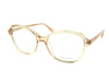 Nicola Finetti 894 Crystal Peach optical frame, three-quarter view