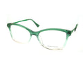 Nicola Finetti 933 Green Fade optical frame, three-quarter view