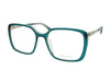 Nicola Finetti 949 Teal optical frame, three-quarter view