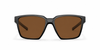 Oakley Actuator SQ Sunglasses front view - Colour: Matte Black - Lens: Brown solid tint - Media: Custom Polarised Brown solid tint