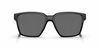 Oakley Actuator SQ Sunglasses front view - Colour: Matte Black - Lens: Grey solid tint - Media: Custom Polarised Grey solid tint