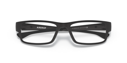 Oakley Airdrop OX8046 Optical Frames front view - Colour: Satin Black