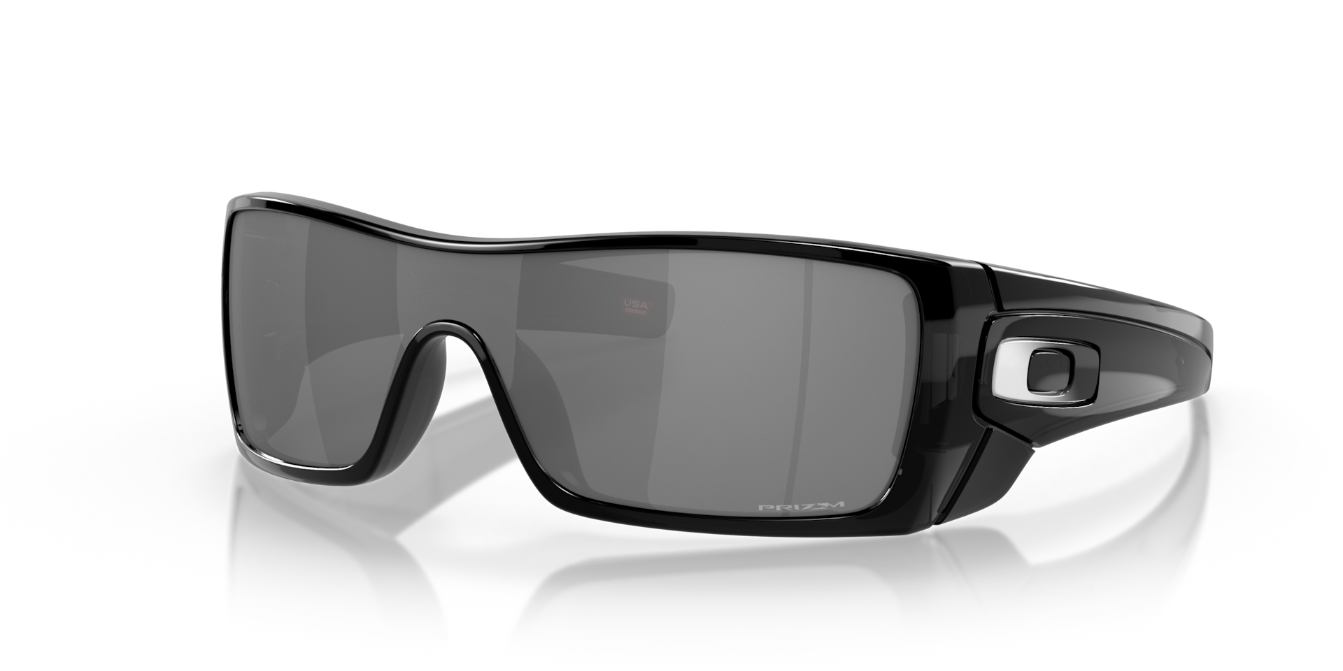 Oakley Batwolf Sunglasses angle view - Colour: Black Ink / Prizm Black
