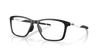 Oakley Dissipate OX8062D Optical Frames angle view - Colour: Satin Black with White Temples
