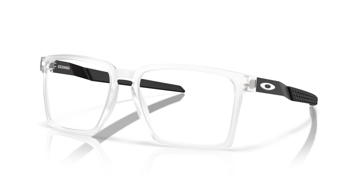 Oakley Exchange OX8055 Optical Frames angle view - Colour: Matte Clear