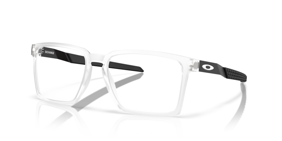 Oakley Exchange OX8055 Optical Frames angle view - Colour: Matte Clear