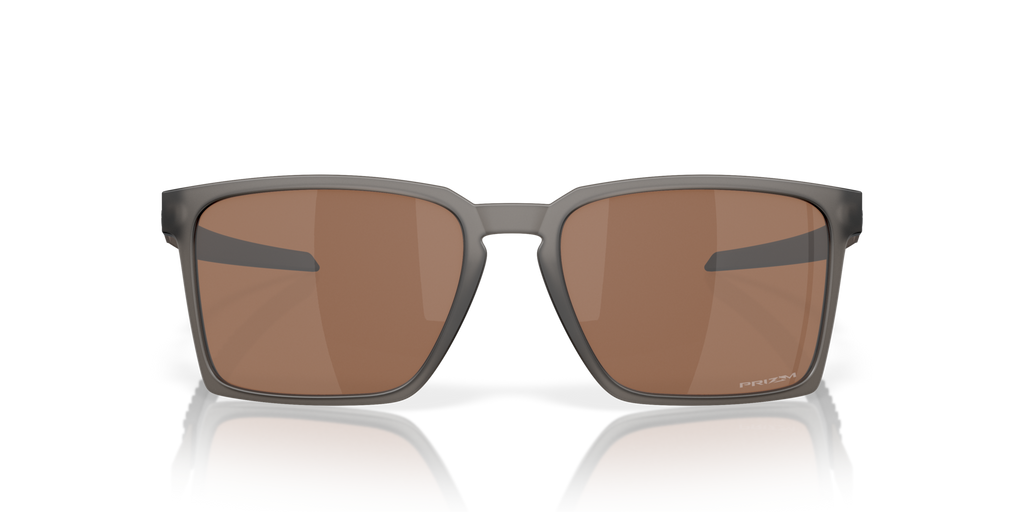 Oakley Exchange Sun Sunglasses front view - Colour: Satin Grey Smoke / Prizm Tungsten