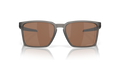 Oakley Exchange Sun Sunglasses front view - Colour: Satin Grey Smoke / Prizm Tungsten