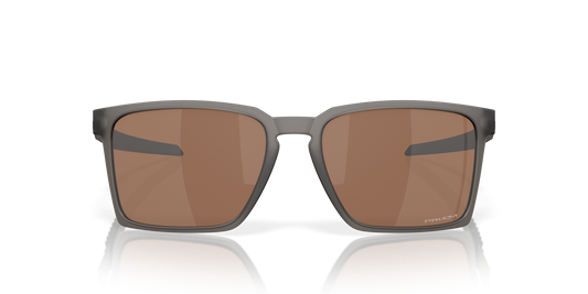 Oakley Exchange Sun Sunglasses front view - Colour: Satin Grey Smoke / Prizm Tungsten