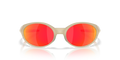 Oakley Eye Jacket Redux Latitude Collection Sunglasses front view - Colour: Sandstorm / Prizm Ruby Polarised
