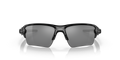 Oakley Flak 2.0 XL Sunglasses front view - Colour: Polished Black / Prizm Black Polarised