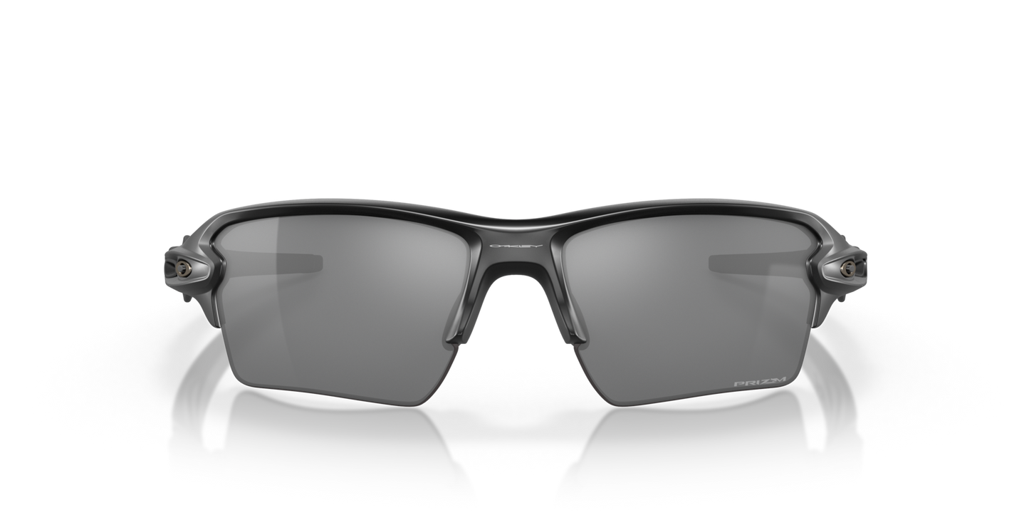 Oakley Flak 2.0 XL Sunglasses front view - Colour: Matte Black / Prizm Black