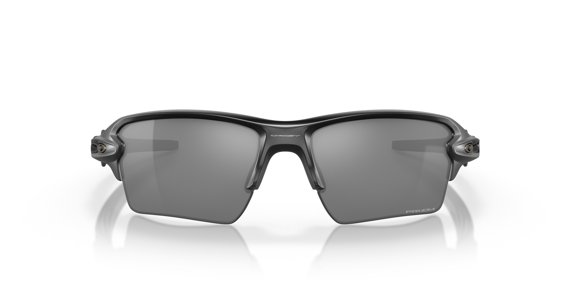 Oakley Flak 2.0 XL Sunglasses front view - Colour: Matte Black / Prizm Black
