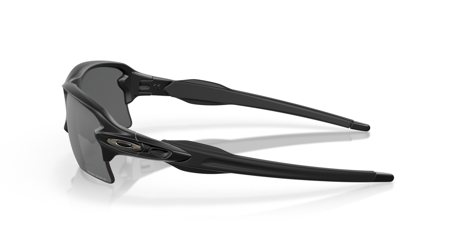 Oakley Flak 2.0 XL Sunglasses side view - Colour: Matte Black / Prizm Black