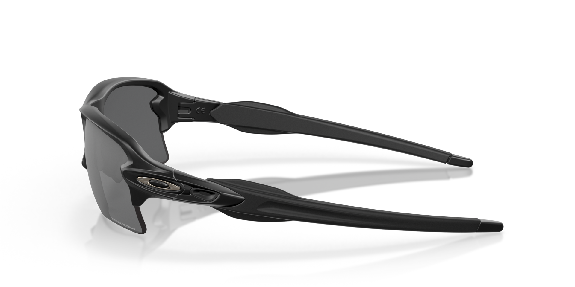Oakley Flak 2.0 XL Sunglasses side view - Colour: Matte Black / Prizm Black
