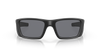 Oakley Fuel Cell Sunglasses front view - Colour: Matte Black / Grey Polarised