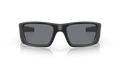 Oakley Fuel Cell Sunglasses front view - Colour: Matte Black / Grey Polarised