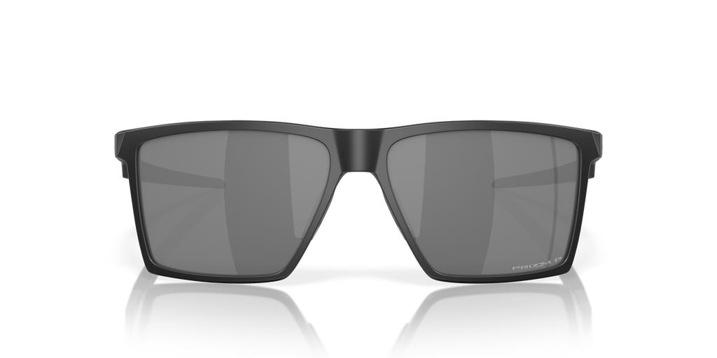 Oakley Futurity Sun Sunglasses front view - Colour: Satin Black / Prizm Black Polarised