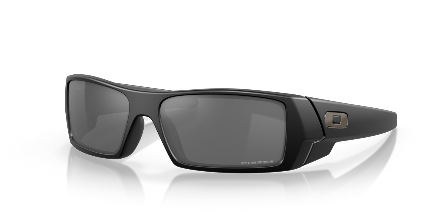 Oakley Gascan Sunglasses angle view - Colour: Matte Black / Prizm Black