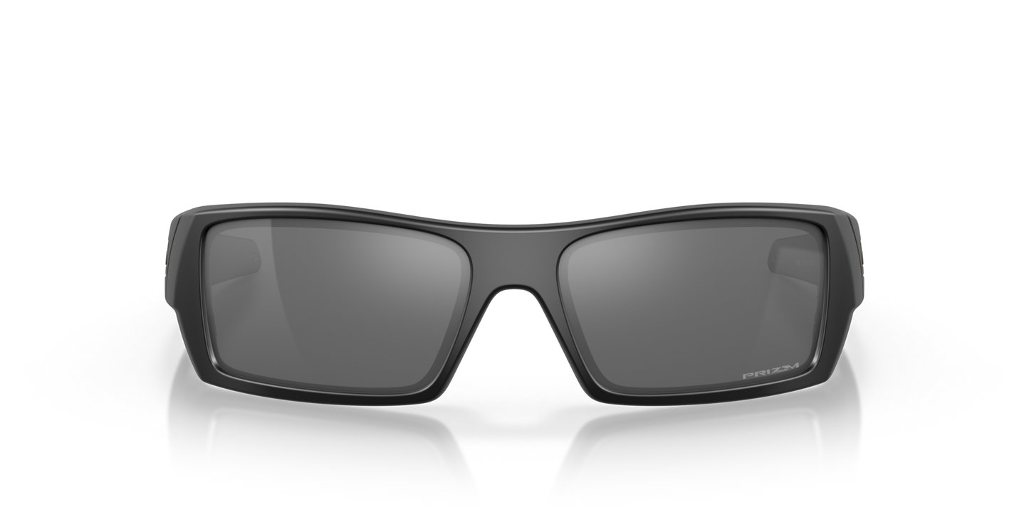 Oakley Gascan Sunglasses front view - Colour: Matte Black / Prizm Black