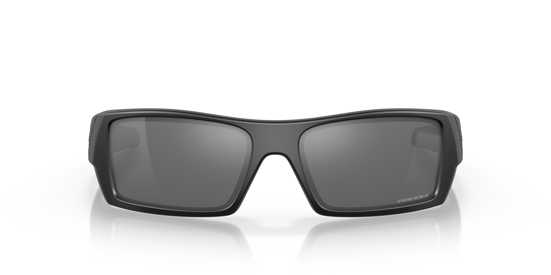 Oakley Gascan Sunglasses front view - Colour: Matte Black / Prizm Black