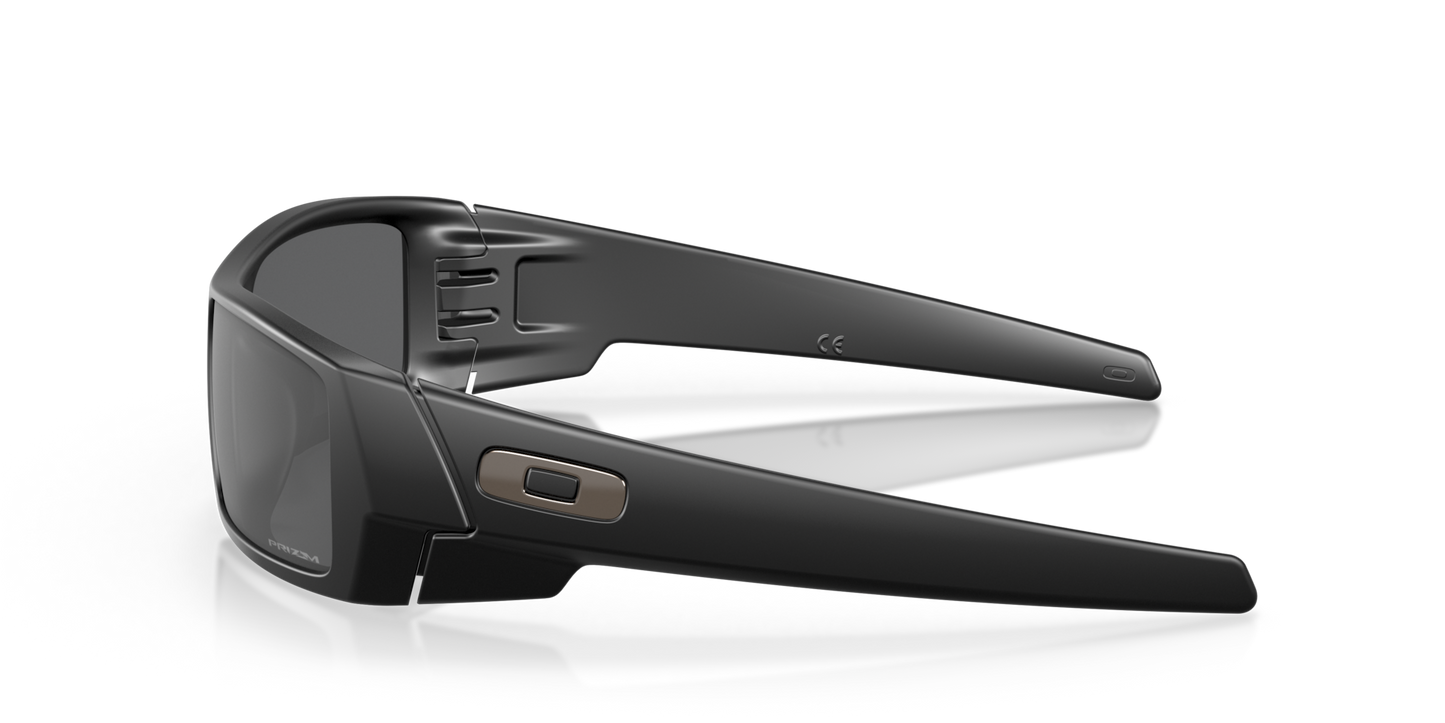 Oakley Gascan Sunglasses side view - Colour: Matte Black / Prizm Black