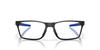 Oakley Hex Jector OX8032 Optical Frames front view - Colour: Satin Black with Blue Detail