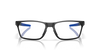 Oakley Hex Jector OX8032 Optical Frames front view - Colour: Satin Black with Blue Detail