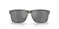 Oakley Holbrook Mix Sunglasses front view - Colour: Woodgrain / Prizm Black