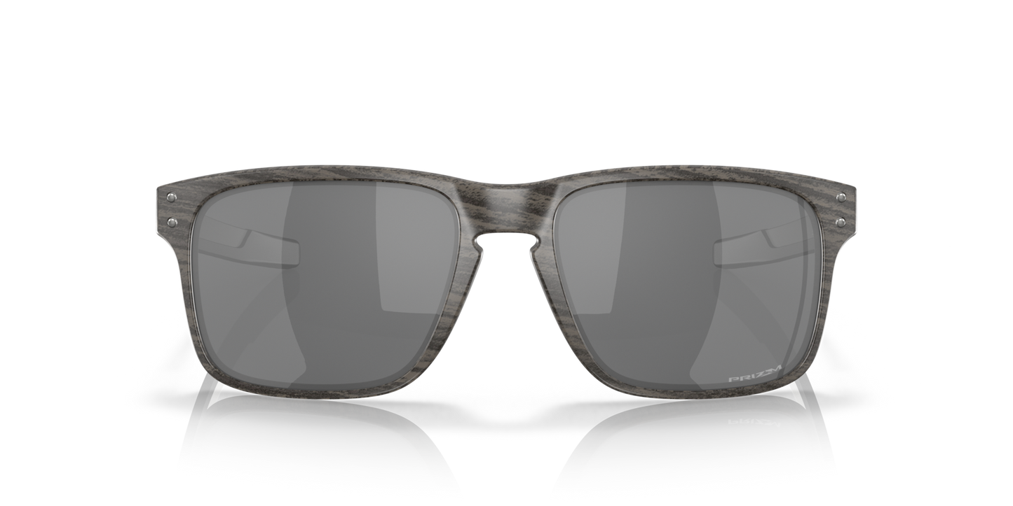 Oakley Holbrook Mix Sunglasses front view - Colour: Woodgrain / Prizm Black