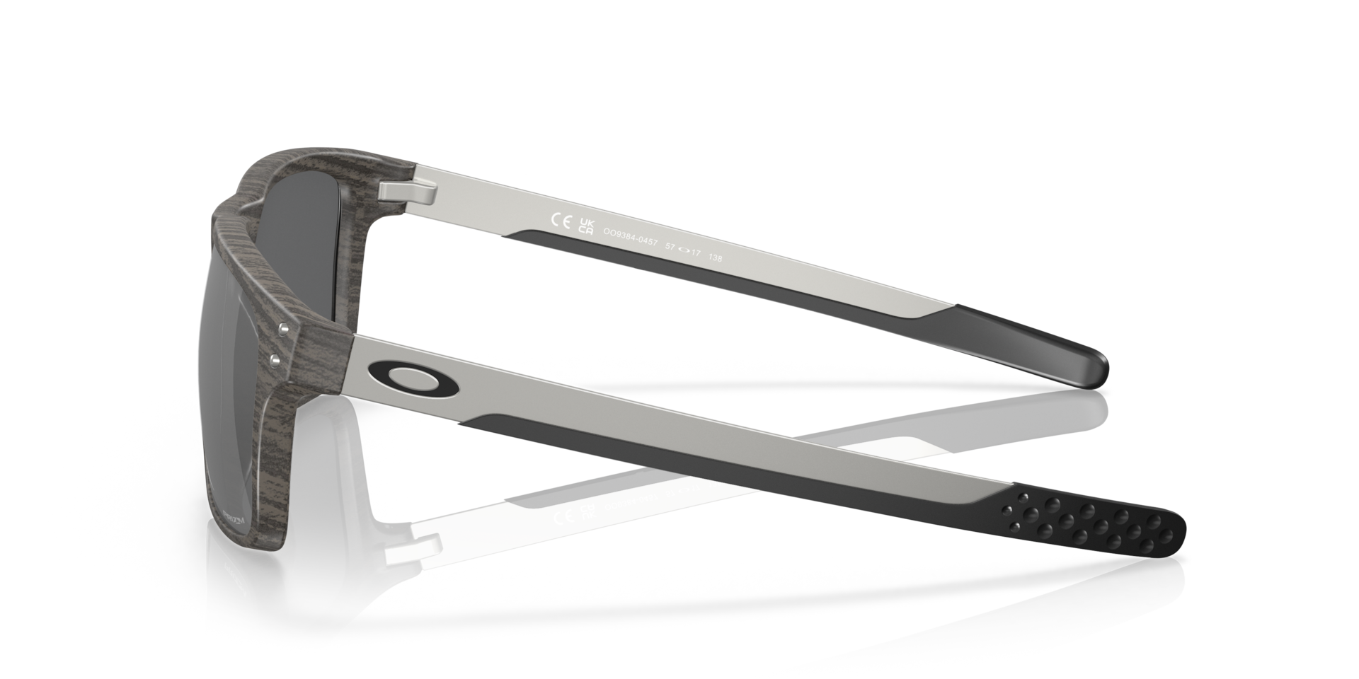 Oakley Holbrook Mix Sunglasses side view - Colour: Woodgrain / Prizm Black