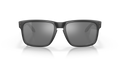 Oakley Holbrook Sunglasses front view - Colour: Matte Black / Prizm Black Polarised