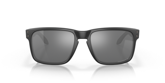 Oakley Holbrook Sunglasses front view - Colour: Matte Black / Prizm Black Polarised