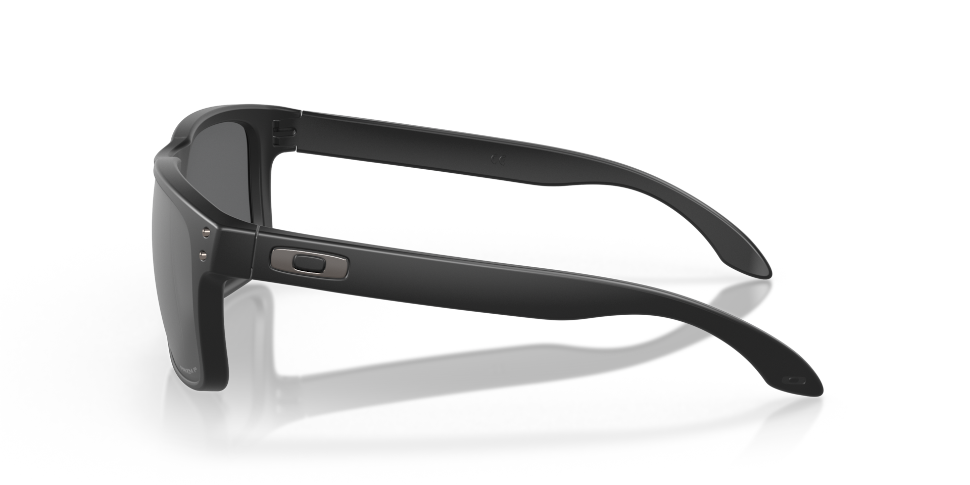 Oakley Holbrook Sunglasses side view - Colour: Matte Black / Prizm Black Polarised