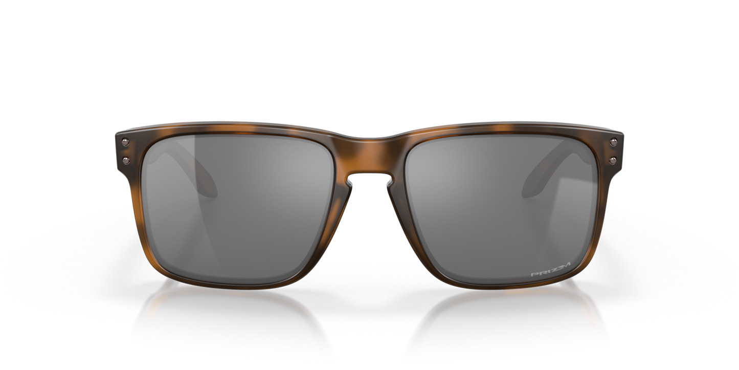 Oakley Holbrook Sunglasses front view - Colour: Matte Tortoise / Prizm Grey